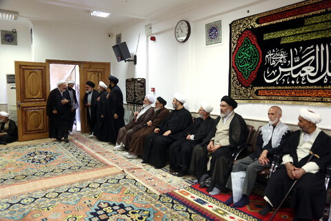 تصاویر/ مراسم سوگواری شهادت امام سجاد (ع) در بیوت مراجع