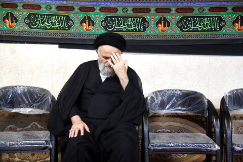 تصاویر/ مراسم سوگواری شهادت امام سجاد (ع) در بیوت مراجع