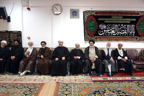 تصاویر/ مراسم سوگواری شهادت امام سجاد (ع) در بیوت مراجع