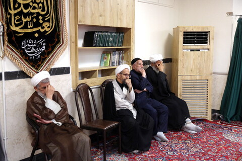 تصاویر/ مراسم سوگواری شهادت امام سجاد (ع) در بیوت مراجع