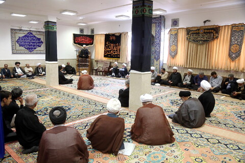 تصاویر/ مراسم سوگواری شهادت امام سجاد (ع) در بیوت مراجع