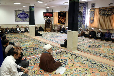 تصاویر/ مراسم سوگواری شهادت امام سجاد (ع) در بیوت مراجع