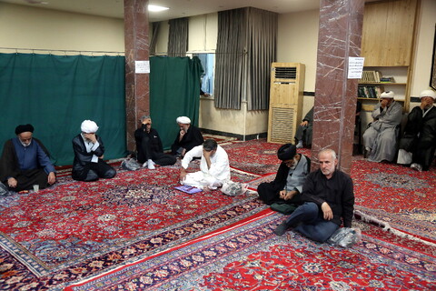 تصاویر/ مراسم سوگواری شهادت امام سجاد (ع) در بیوت مراجع