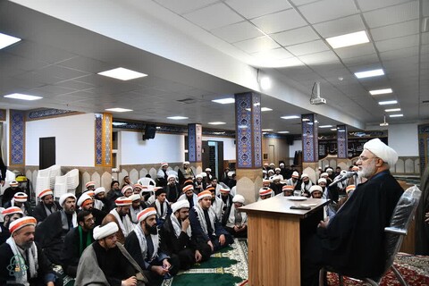 تصاویر| مراسم بدرقه مبلغان اربعین با عنوان هداه الطریق ۱۴۴۷