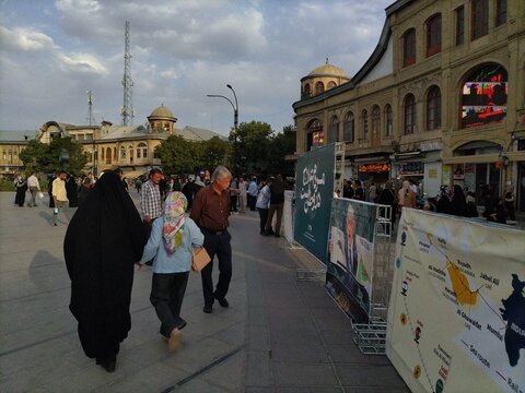نمایشگاه خیابانی بسیج دانشجویی در همدان