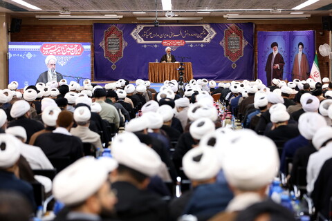 تصاویر/افتتاحیه پنجمین دوره دانش افزایی مدیران مدارس علمیه کشور در مشهد مقدس