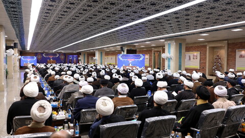تصاویر/افتتاحیه پنجمین دوره دانش افزایی مدیران مدارس علمیه کشور در مشهد مقدس