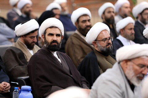 تصاویر/تبیین پیوست احکام معاونت های ستادی حوزه های علمیه توسط آیت الله اعرافی