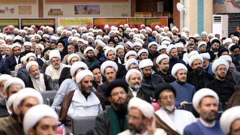 تصاویر/تبیین پیوست احکام معاونت های ستادی حوزه های علمیه توسط آیت الله اعرافی