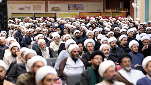 تصاویر/تبیین پیوست احکام معاونت های ستادی حوزه های علمیه توسط آیت الله اعرافی