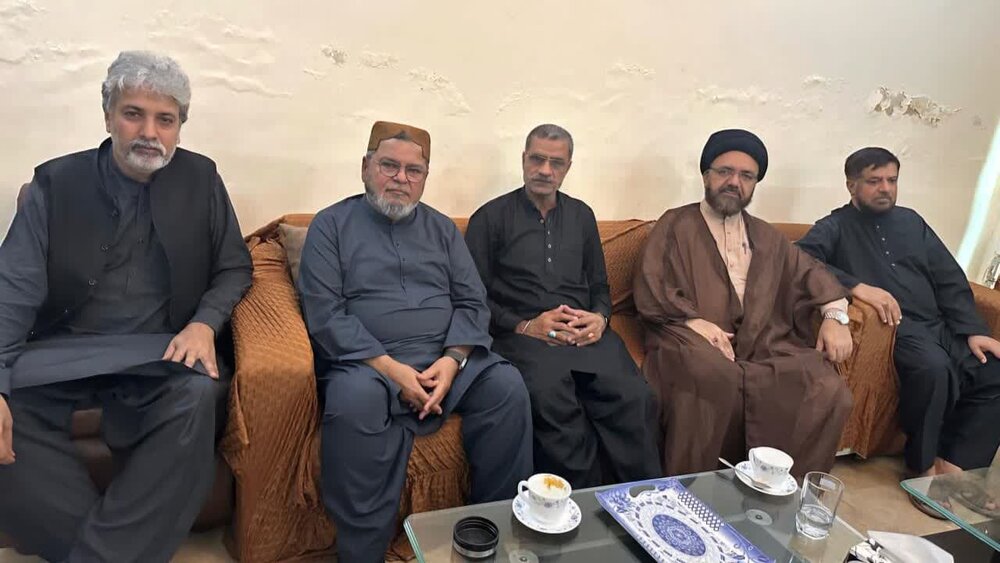 شیعہ علماء کونسل آزاد کشمیر کے صدر کی علامہ ڈاکٹر شبیر حسن میثمی سے ملاقات