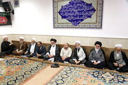 Imágenes: Ceremonia de luto por el martirio del Imam Sayyad (P) en las residencias de los grandes ayatolás