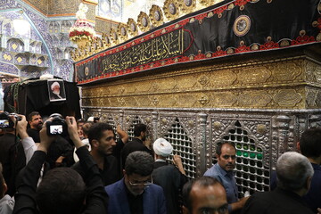 تصاویر/ تشییع پیکر آیت‌الله غلامعلی نعیم‌آبادی در قم