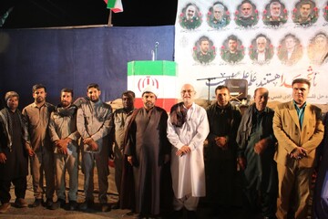 تصاویر/ یادواره شهدای جنگ تحمیلی ۱۲روزه در شهرستان جازموریان