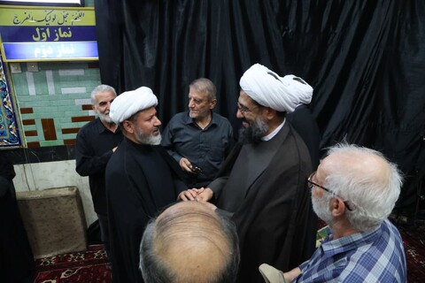 تصاویر /  آیین تکریم و معارفه امام جماعت مسجد عباسیه کوچه مشکی همدان