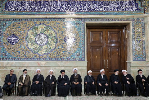 تصاویر/ تشییع پیکر مرحوم آیت الله نعیم آبادی در قم