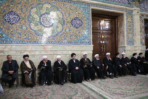 تصاویر/ تشییع پیکر مرحوم آیت الله نعیم آبادی در قم