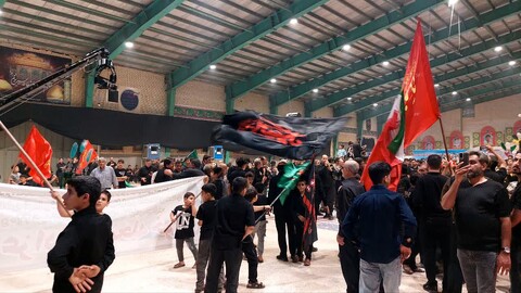 تصاویر|بزرگترین اجتماع دسته های عزاداری خمینی شهر