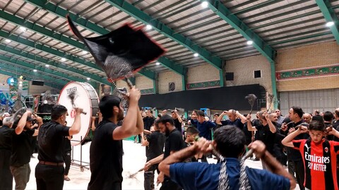 تصاویر|بزرگترین اجتماع دسته های عزاداری خمینی شهر