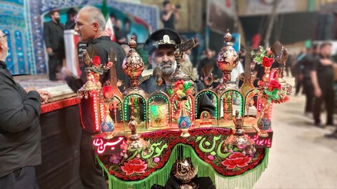 تصاویر|بزرگترین اجتماع دسته های عزاداری خمینی شهر