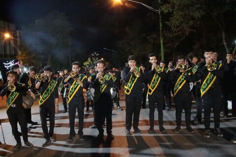 تصاویر|بزرگترین اجتماع دسته های عزاداری خمینی شهر