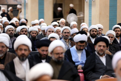 تصاویر/ گفتگوی صمیمی آیت الله اعرافی با مدیران مدارس علمیه و معاونین ستادی