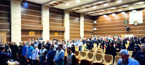 تصاویر/گرامیداشت شهدای جنگ ۱۲ روزه در ساوه