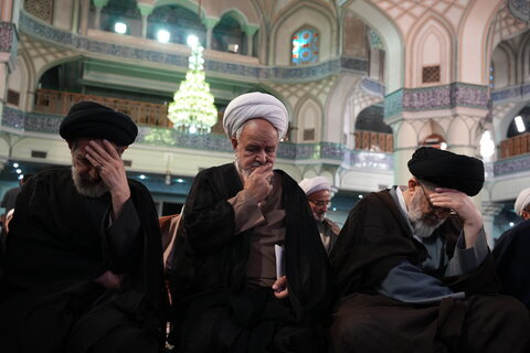 تصاویر/ برگزاری مراسم شهدای روحانیت در حرم عبدالعظیم حسنی