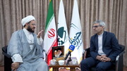 زيارة المتحدث باسم وزارة الخارجية لوكالة أنباء الحوزة + صور