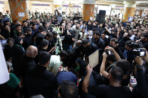 تصاویر/ تشییع شهید مدافع امنیت در بوشهر