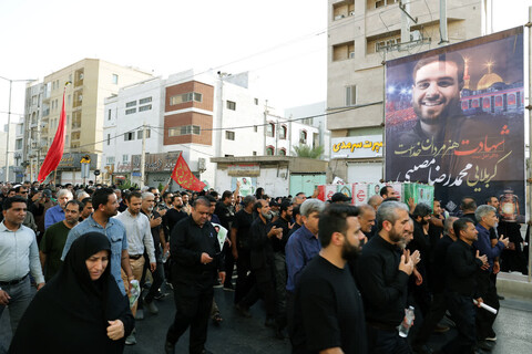 تصاویر/ تشییع شهید مدافع امنیت در بوشهر