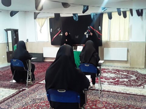 تصاویر/برگزاری آزمون ورودی حوزه‌های علمیه خواهران در غرق آباد