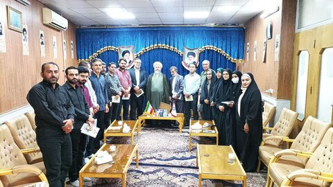 تصاویر/ نشست خبری خبرنگاران با امام جمعه آران وبیدگل