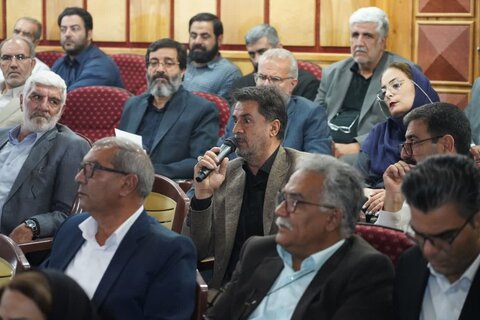 تصاویر همایش خیرین برای تکمیل و تجهیز زائرسرای افلاک لرستان در مشهد مقدس