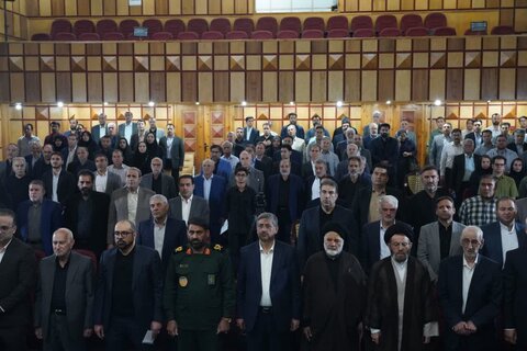 تصاویر همایش خیرین برای تکمیل و تجهیز زائرسرای افلاک لرستان در مشهد مقدس