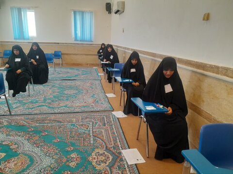 تصاویر/ برگزاری آزمون ورودی سطح دو حوزه علمیه خواهران استان بوشهر