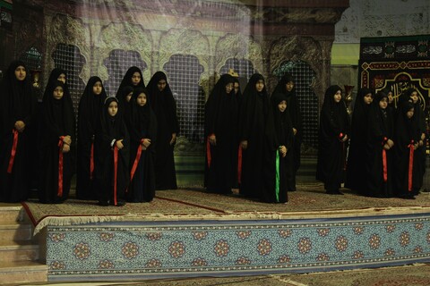 تصاویر/ محفل عزاداری دخترانه شهر کرمان