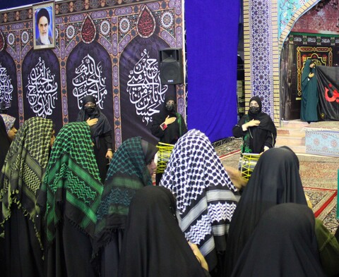 تصاویر/ محفل عزاداری دخترانه شهر کرمان