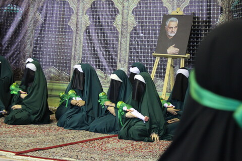 تصاویر/ محفل عزاداری دخترانه شهر کرمان