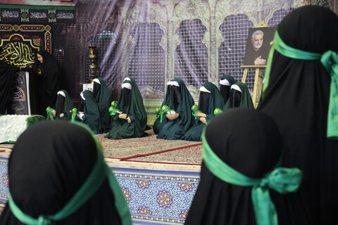 تصاویر/ محفل عزاداری دخترانه شهر کرمان