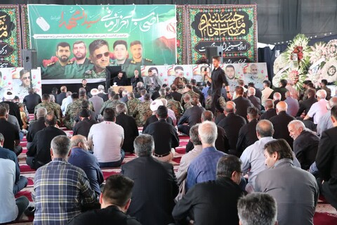 تصاویر/ مراسم چهلمین روز شهدای اقتدار استان زنجان