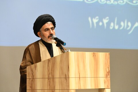 تصاویر/ آیین نکوداشت حجت الاسلام حاج شیخ توحید اللهوردی زاده در ماکو