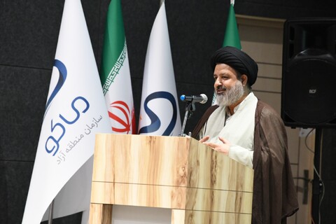 تصاویر/ آیین نکوداشت حجت الاسلام حاج شیخ توحید اللهوردی زاده در ماکو