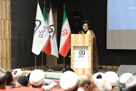 تصاویر/ آیین نکوداشت حجت الاسلام حاج شیخ توحید اللهوردی زاده در ماکو