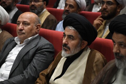 تصاویر/ آیین نکوداشت حجت الاسلام حاج شیخ توحید اللهوردی زاده در ماکو