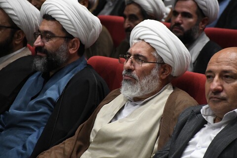 تصاویر/ آیین نکوداشت حجت الاسلام حاج شیخ توحید اللهوردی زاده در ماکو