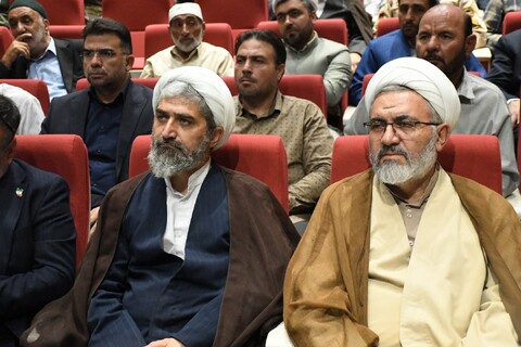 تصاویر/ آیین نکوداشت حجت الاسلام حاج شیخ توحید اللهوردی زاده در ماکو