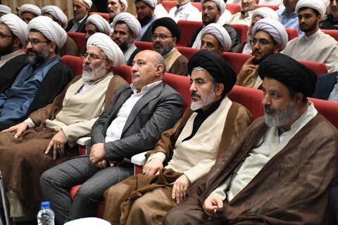 تصاویر/ آیین نکوداشت حجت الاسلام حاج شیخ توحید اللهوردی زاده در ماکو