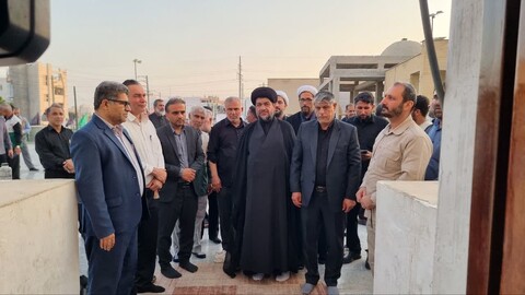 تصاویر/ تجدید میثاق امام جمعه گناوه با آرمان‌های شهدا