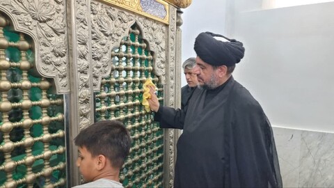 تصاویر/ تجدید میثاق امام جمعه گناوه با آرمان‌های شهدا